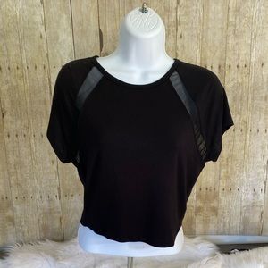 Garage Black Crop Top